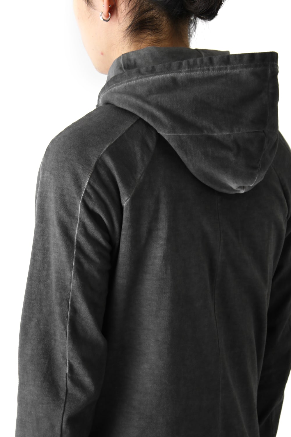 Dense Plain Stitch Cold Dye Parka