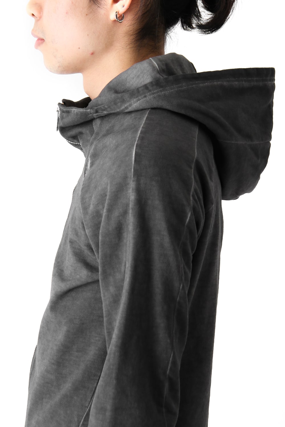 Dense Plain Stitch Cold Dye Parka