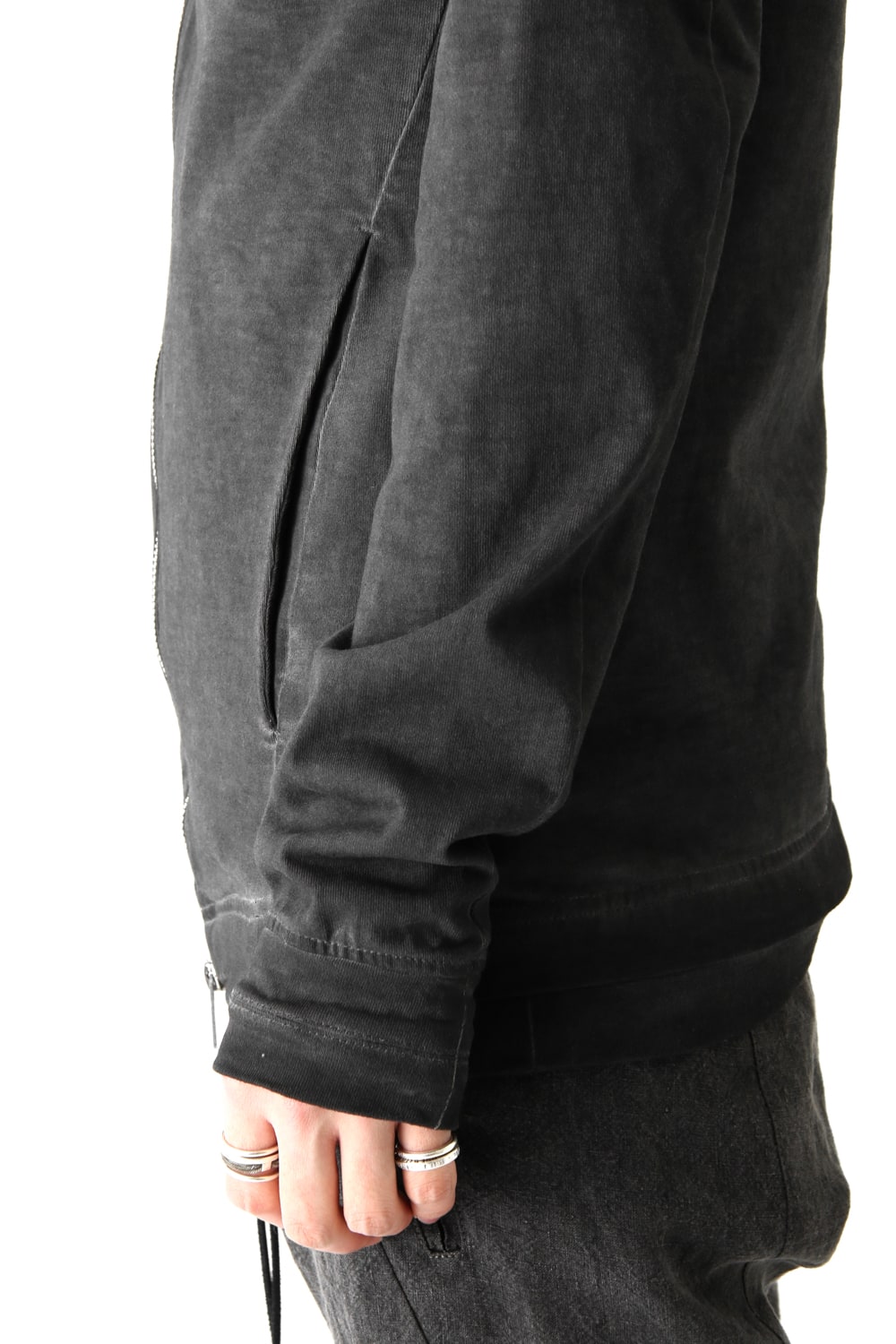 Dense Plain Stitch Cold Dye Parka