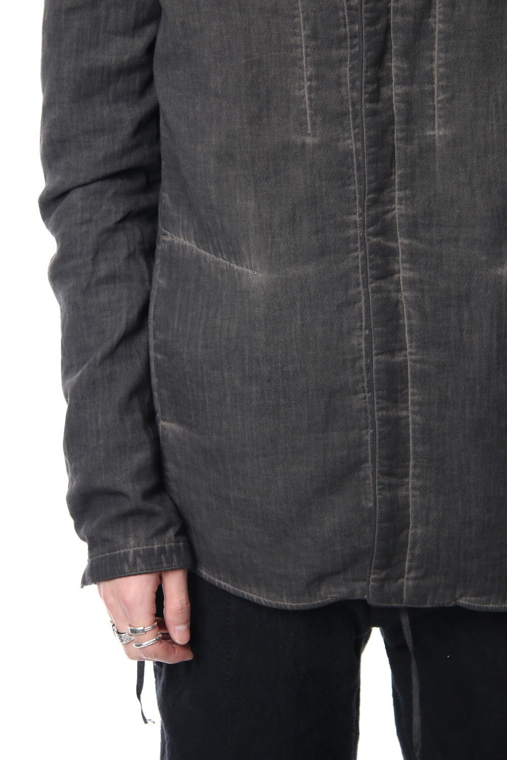 Double weave twill cold dyed shirt Jacket