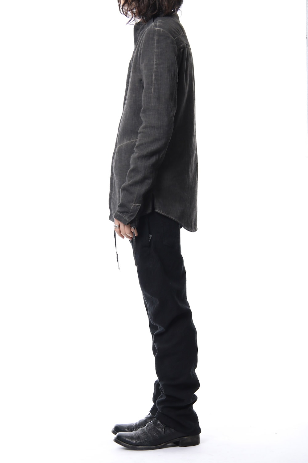 Double weave twill cold dyed shirt Jacket