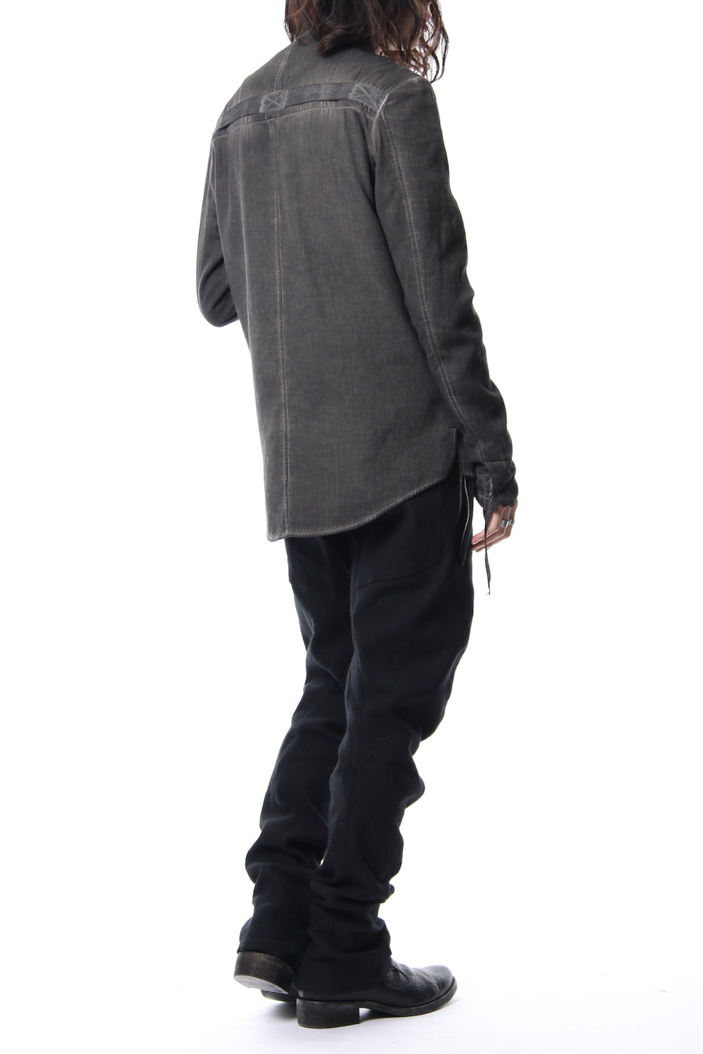 Double weave twill cold dyed shirt Jacket