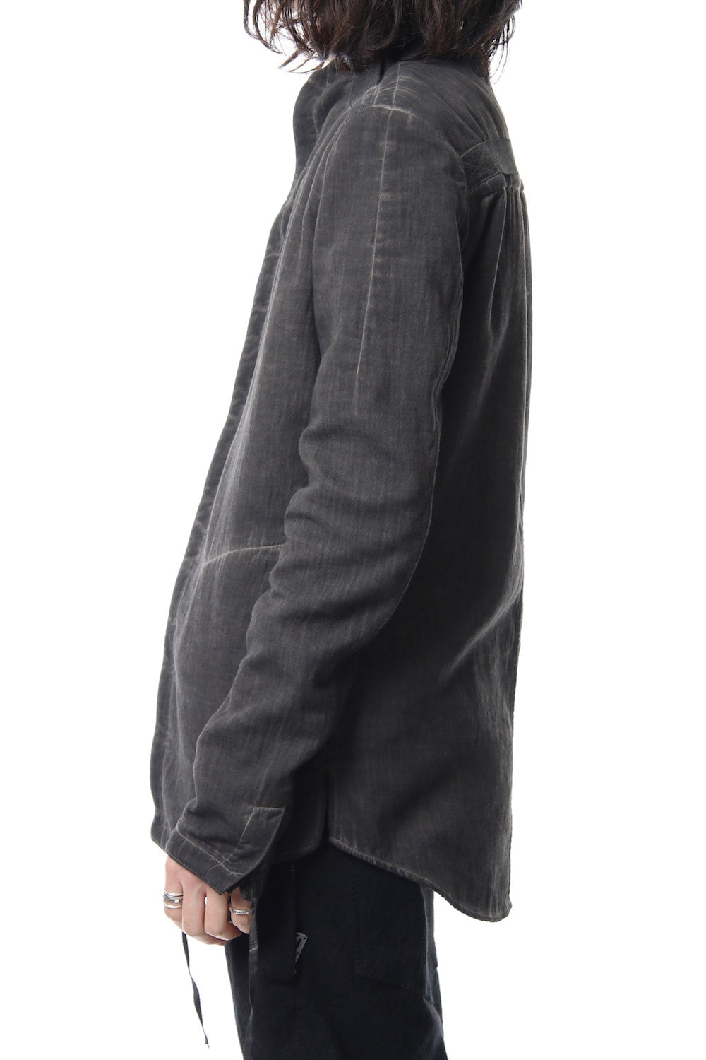 Double weave twill cold dyed shirt Jacket