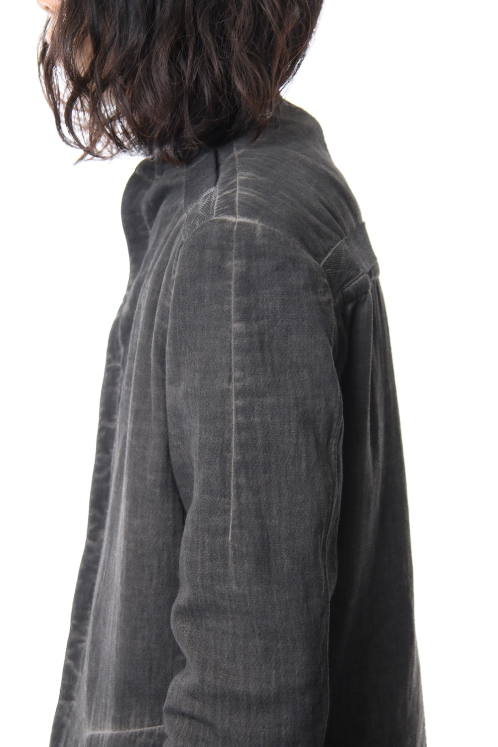 Double weave twill cold dyed shirt Jacket
