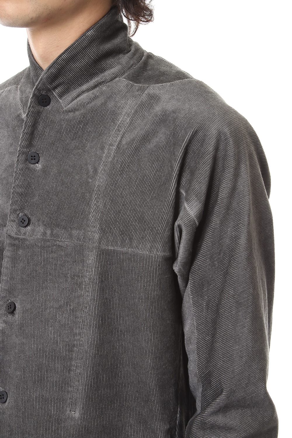 Stretch corduroy Cold dyed Long shirts - ST102-0019A