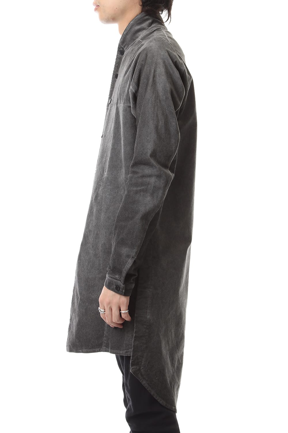 Stretch corduroy Cold dyed Long shirts - ST102-0019A