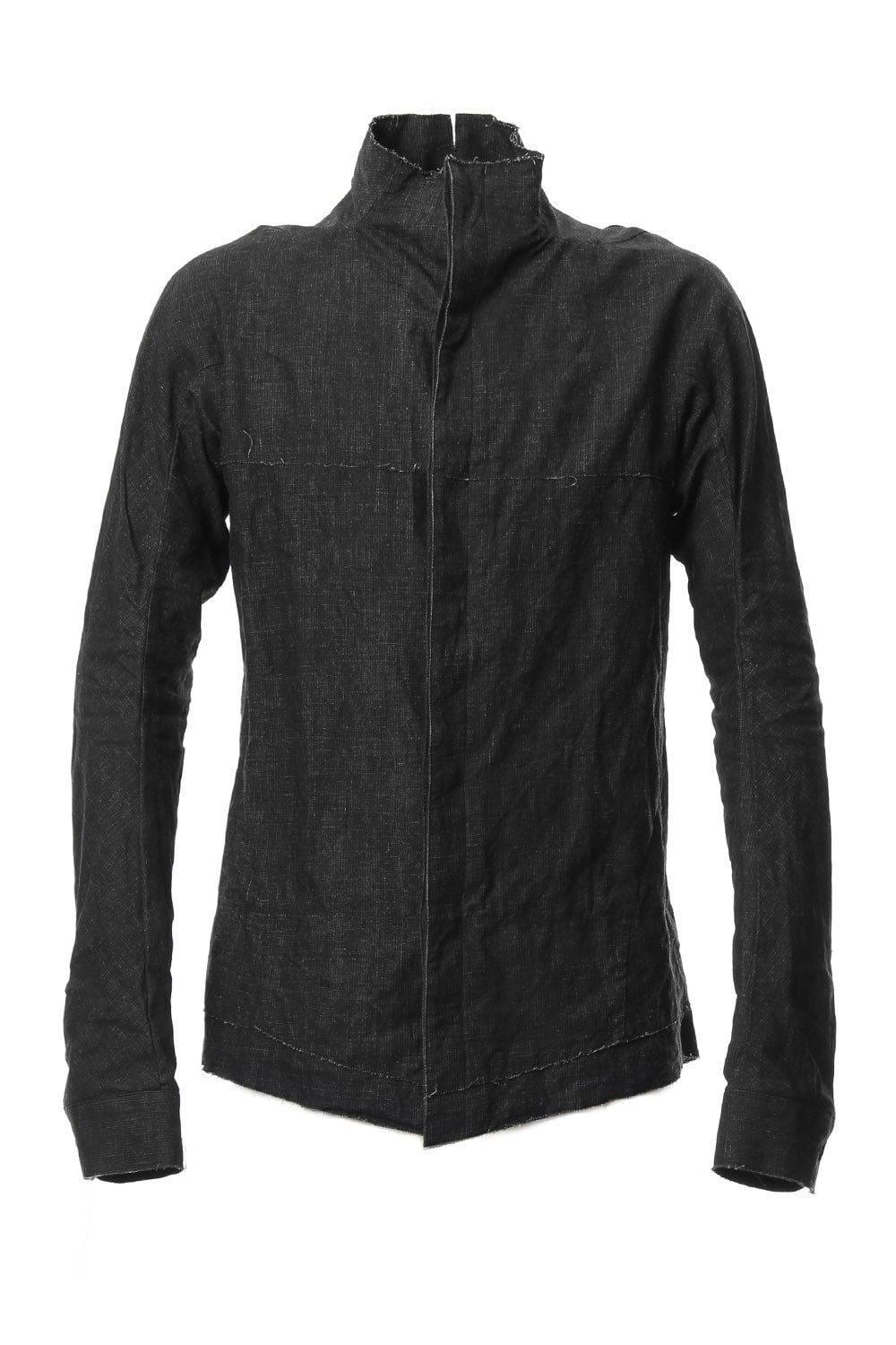 Ink coated linen shirt