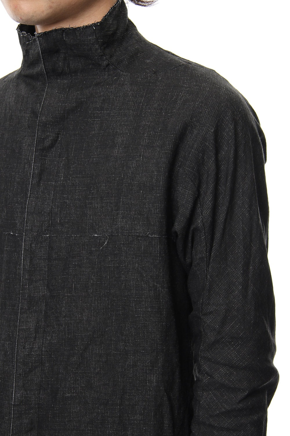 Ink coated linen shirt