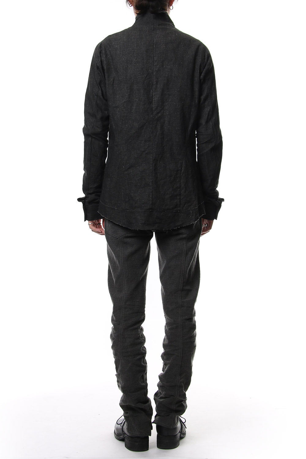 Ink coated linen shirt