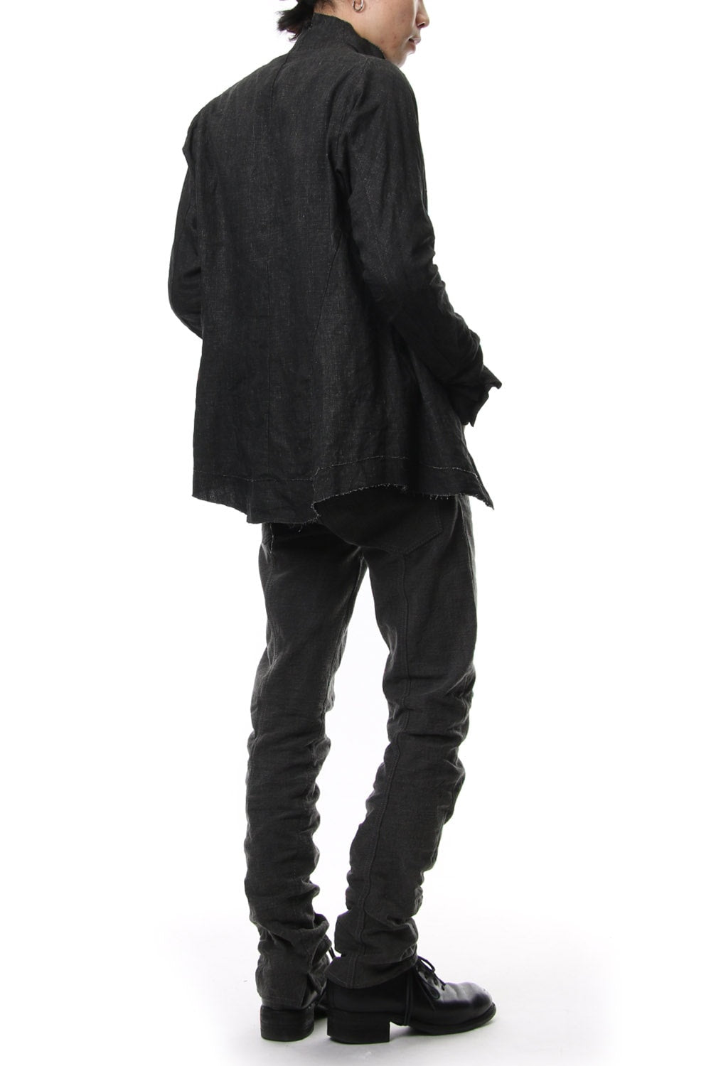 Ink coated linen shirt