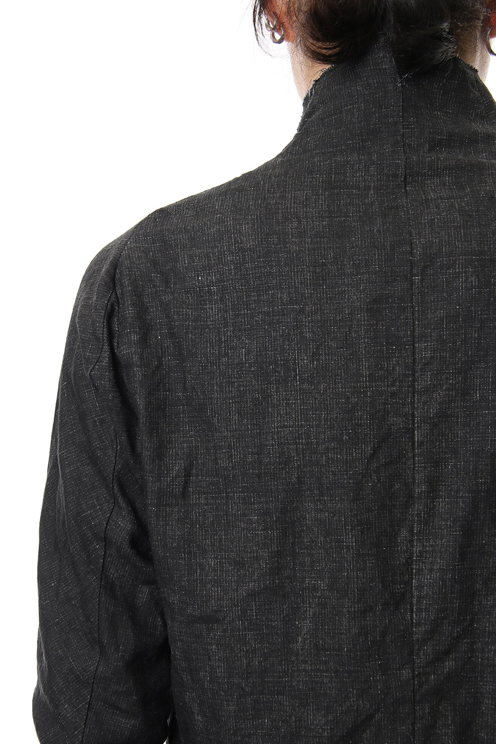 Ink coated linen shirt