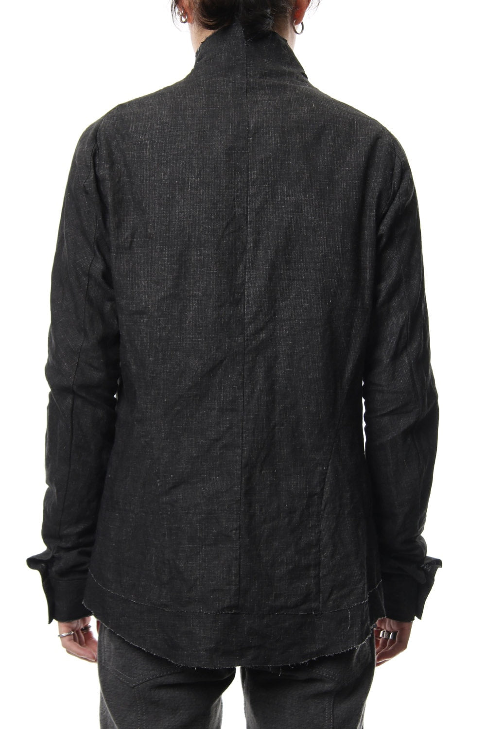 Ink coated linen shirt