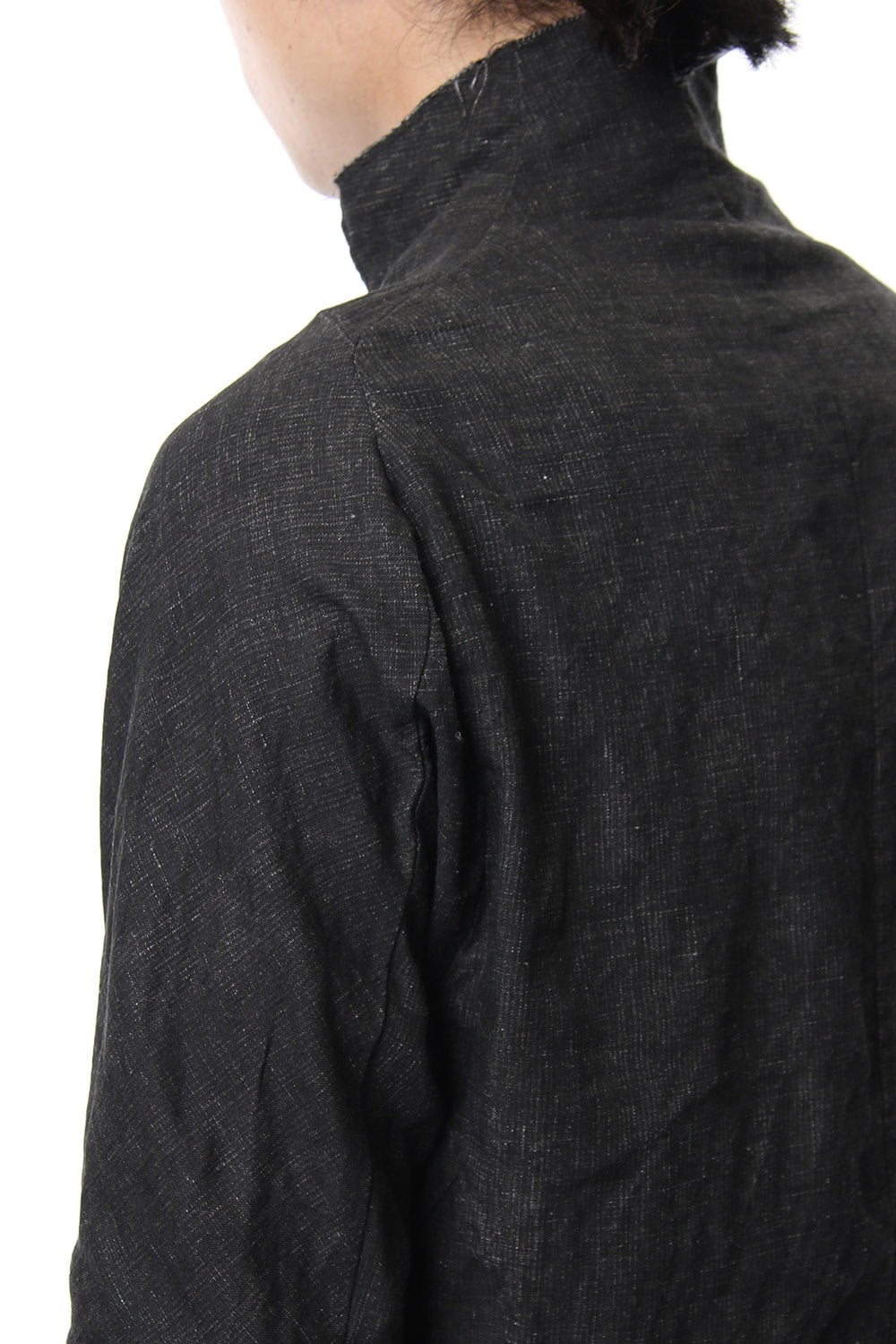 Ink coated linen shirt