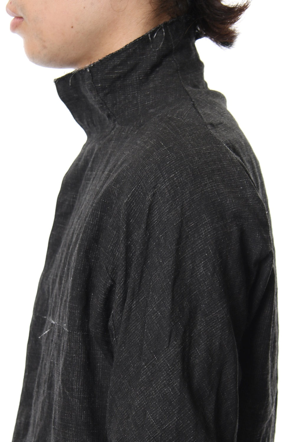 Ink coated linen shirt