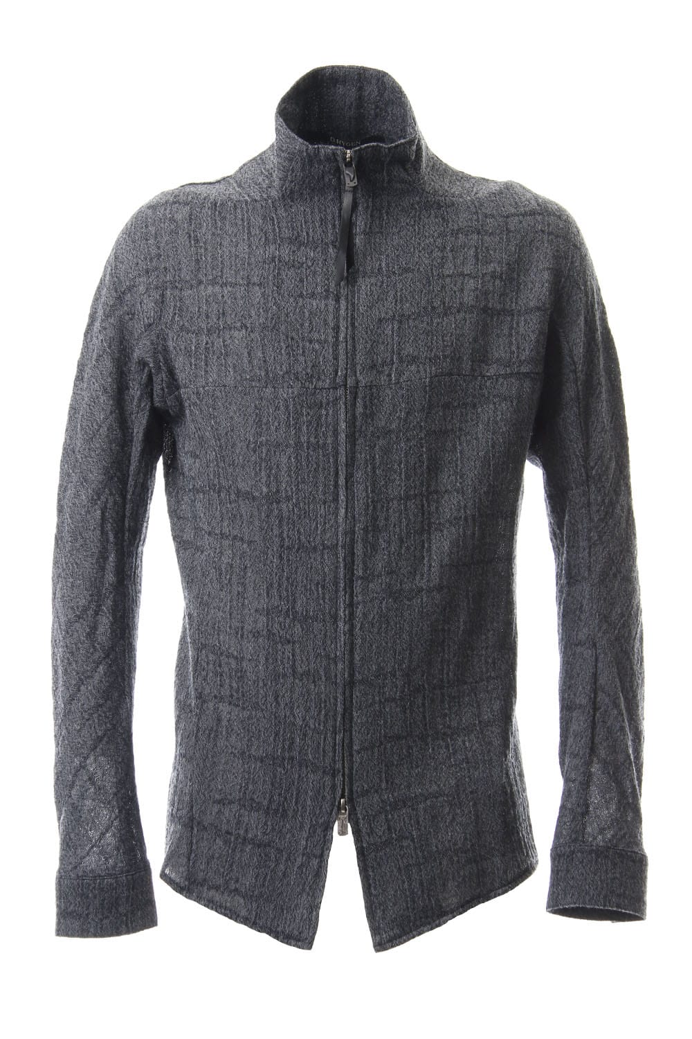 Wool jacquard Zip shirts - ST102-0029A