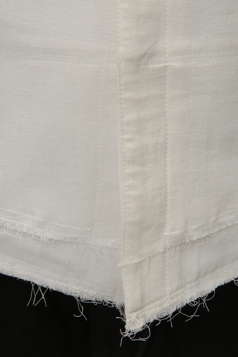 Limited Japanese paper Cotton stand collar shirt - ST102-0049S White