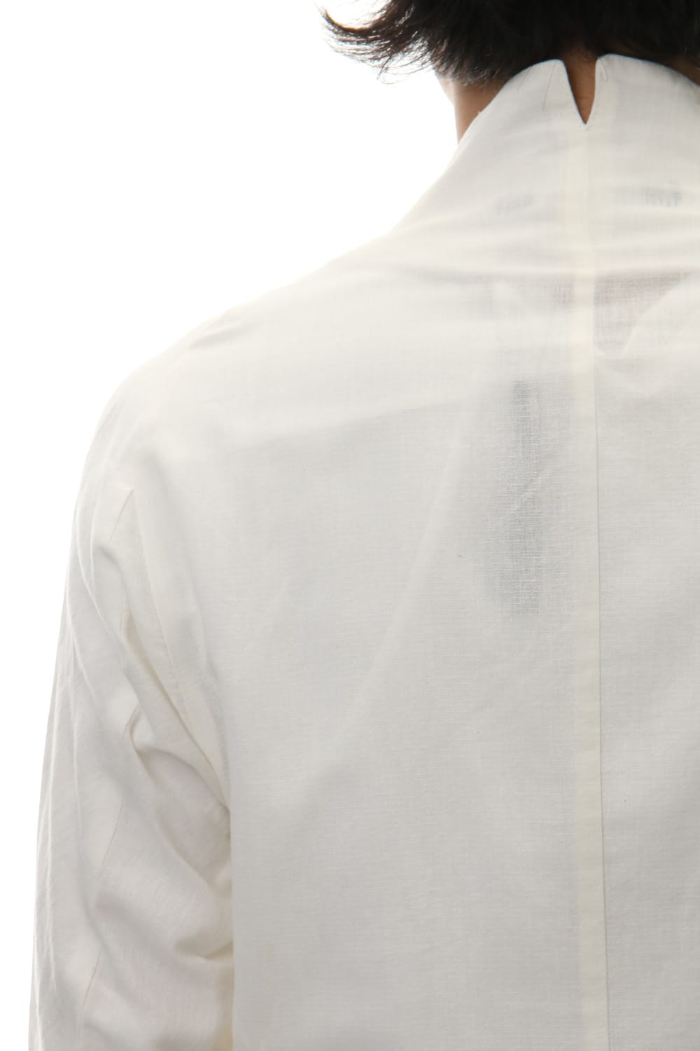 Limited Japanese paper Cotton stand collar shirt - ST102-0049S White