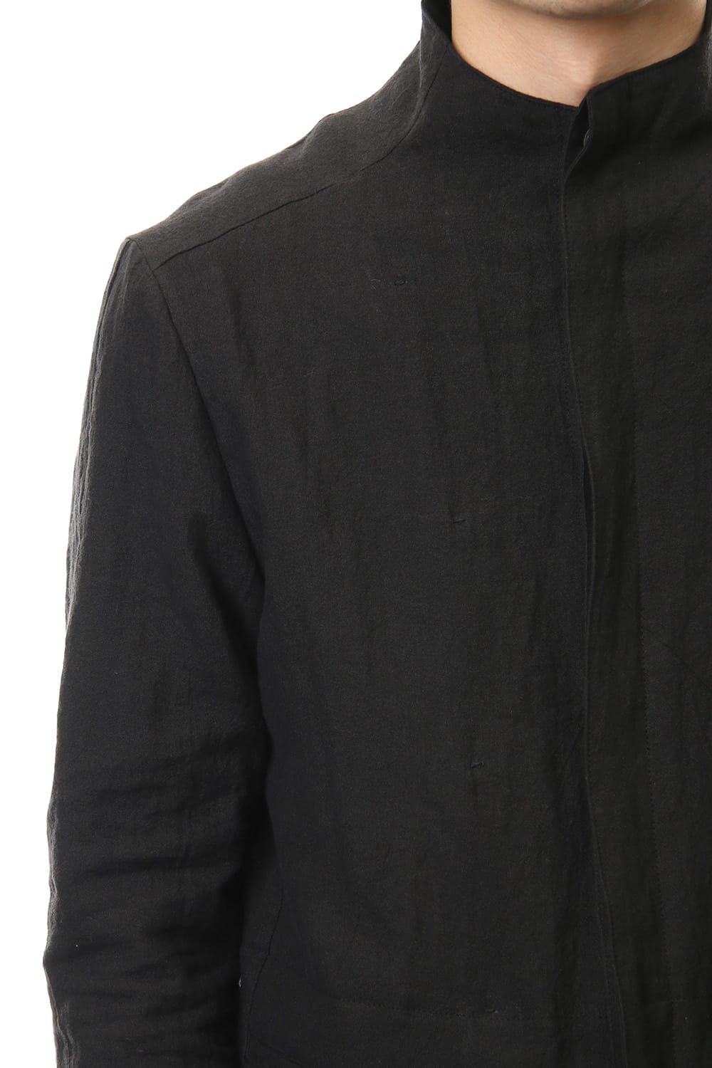 Ramie Layered shirt jacket - ST102-0059S