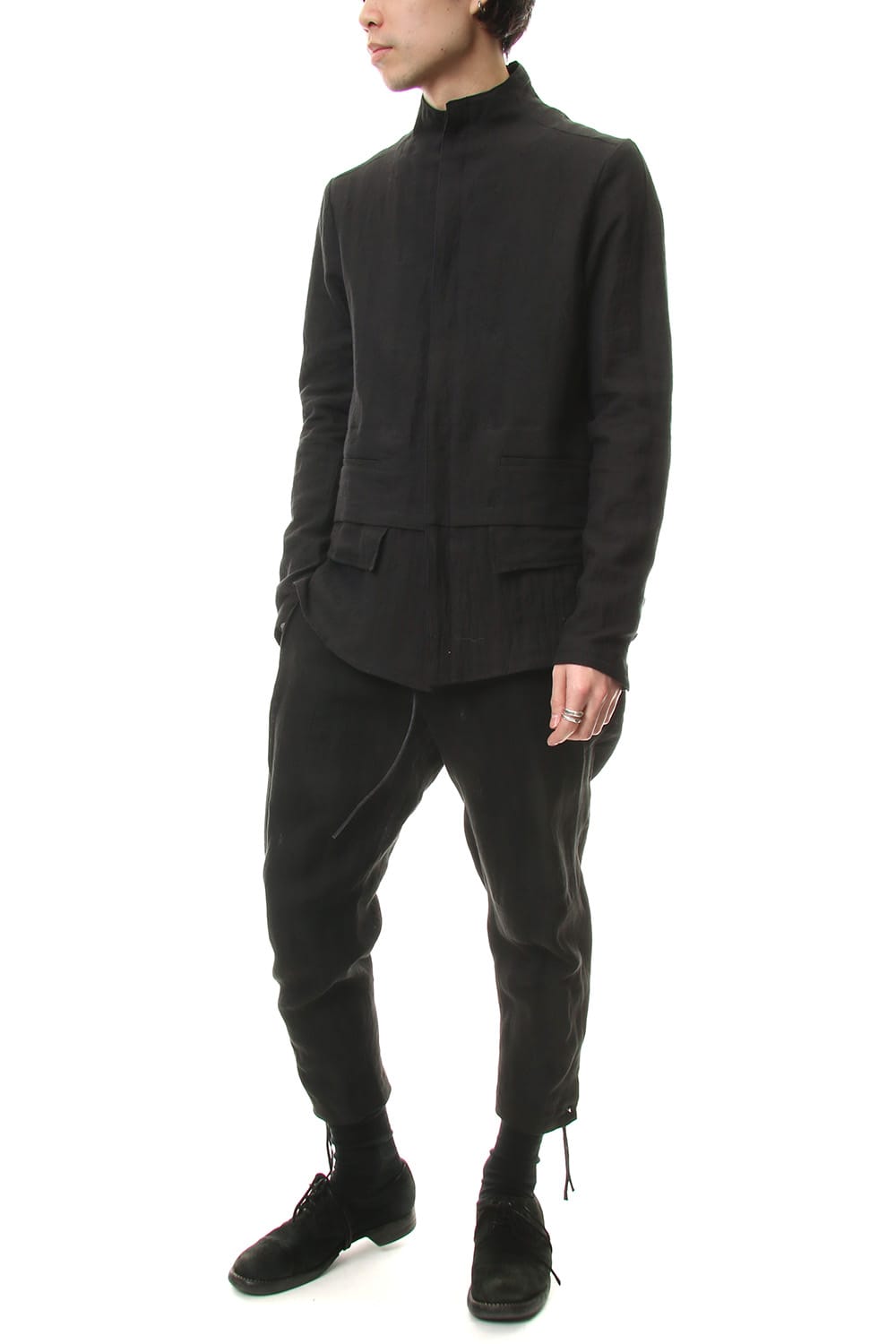 Ramie Layered shirt jacket - ST102-0059S