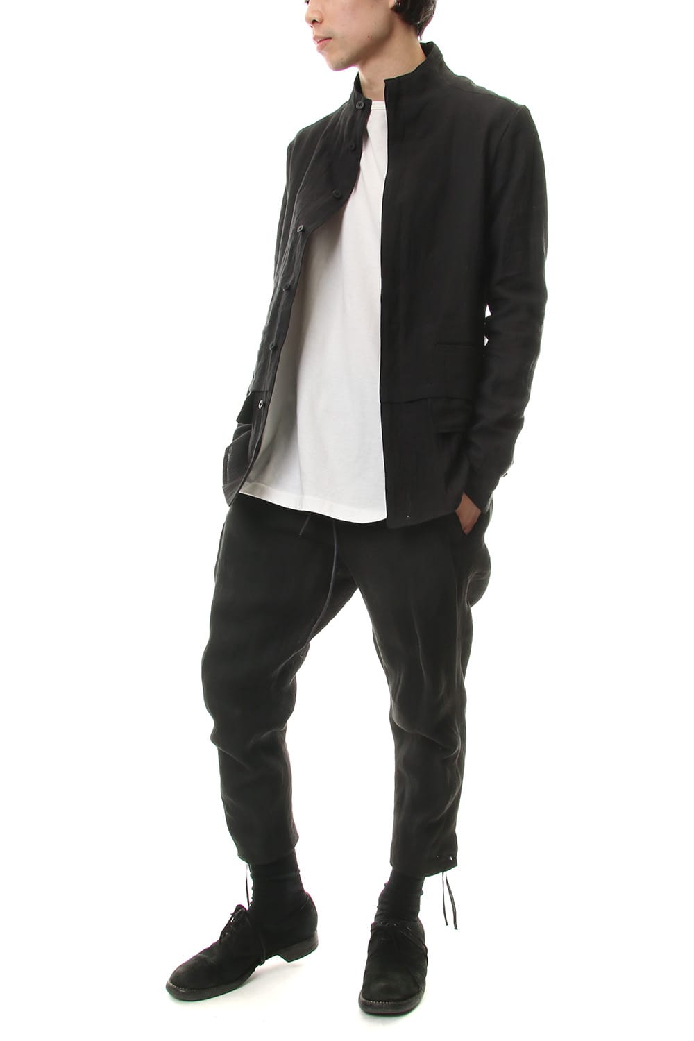 Ramie Layered shirt jacket - ST102-0059S