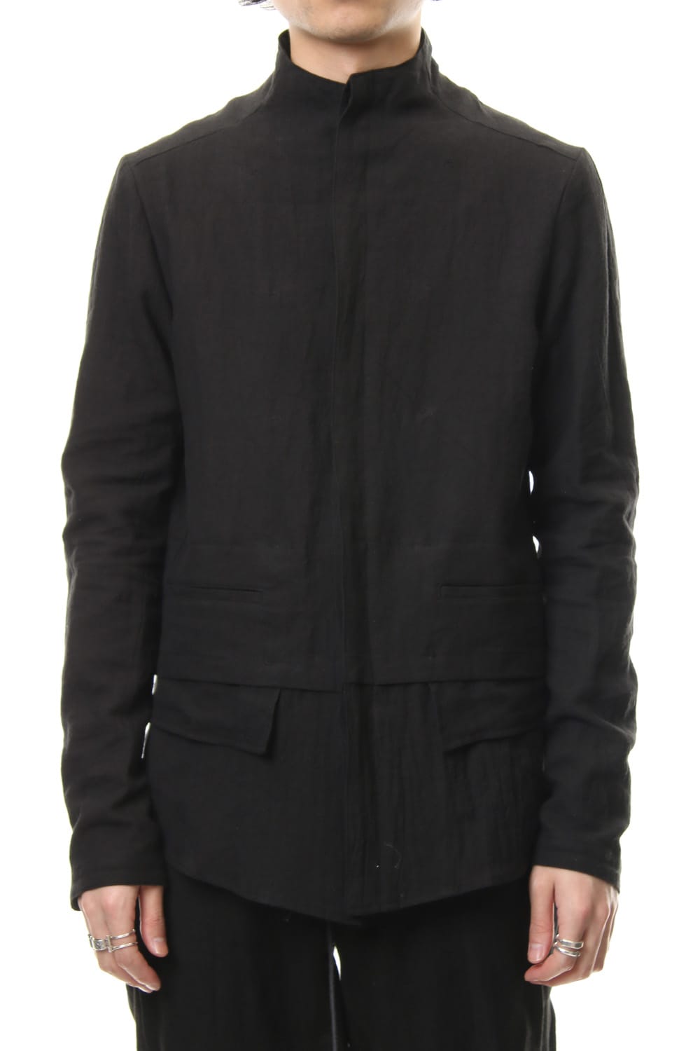 Ramie Layered shirt jacket - ST102-0059S