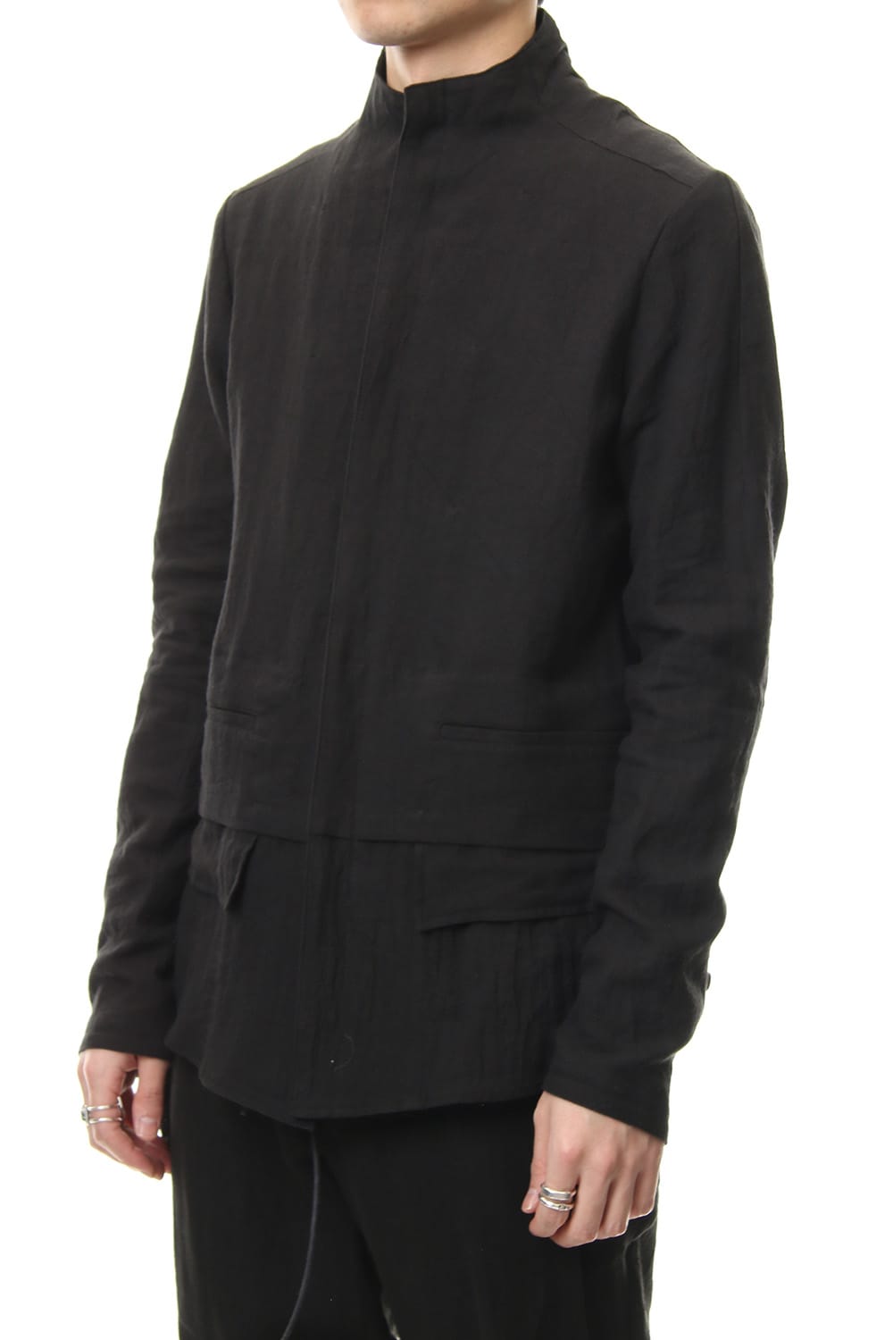 Ramie Layered shirt jacket - ST102-0059S