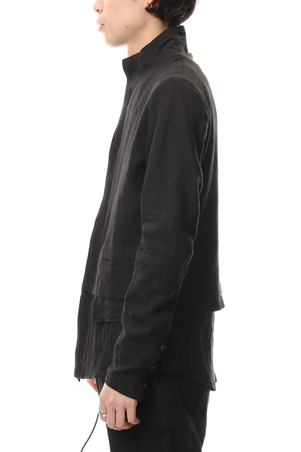 Ramie Layered shirt jacket - ST102-0059S