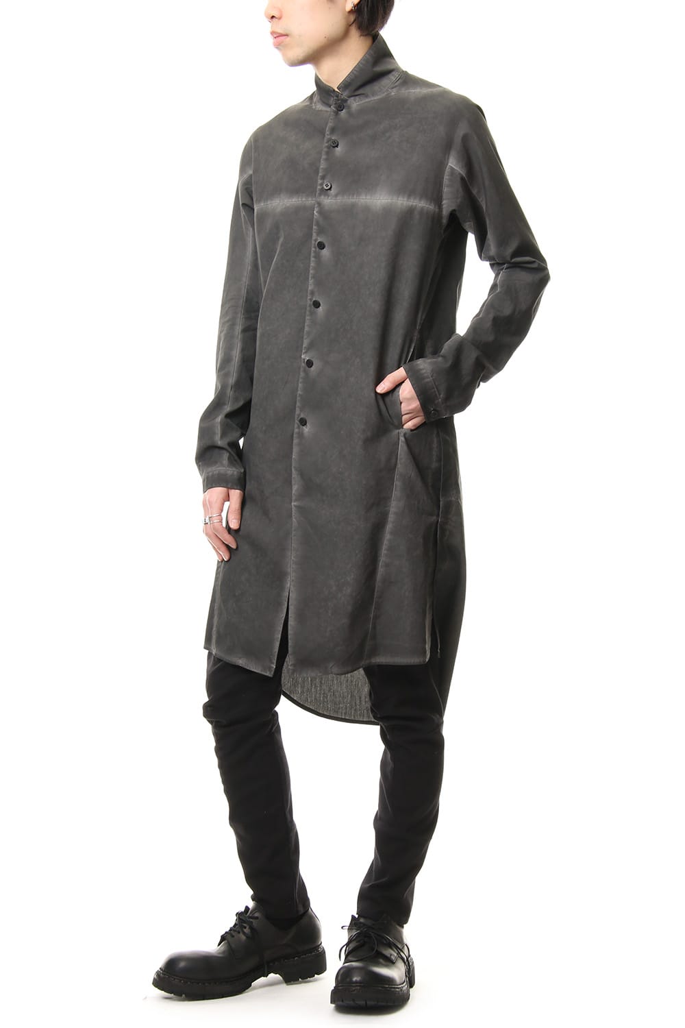 Cold die broad long shirt - ST102-0079S