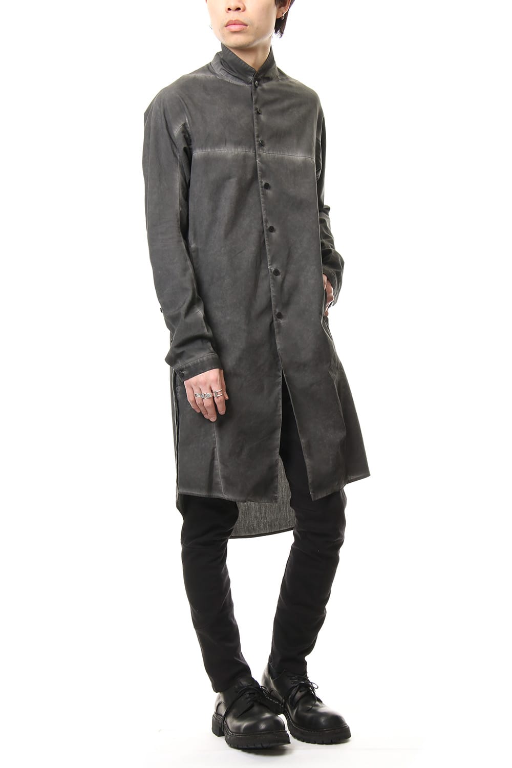 Cold die broad long shirt - ST102-0079S