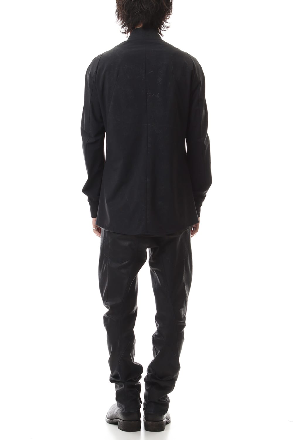 Reflector Coated 4way Stretch Nyon Bomber Shirt Blouson