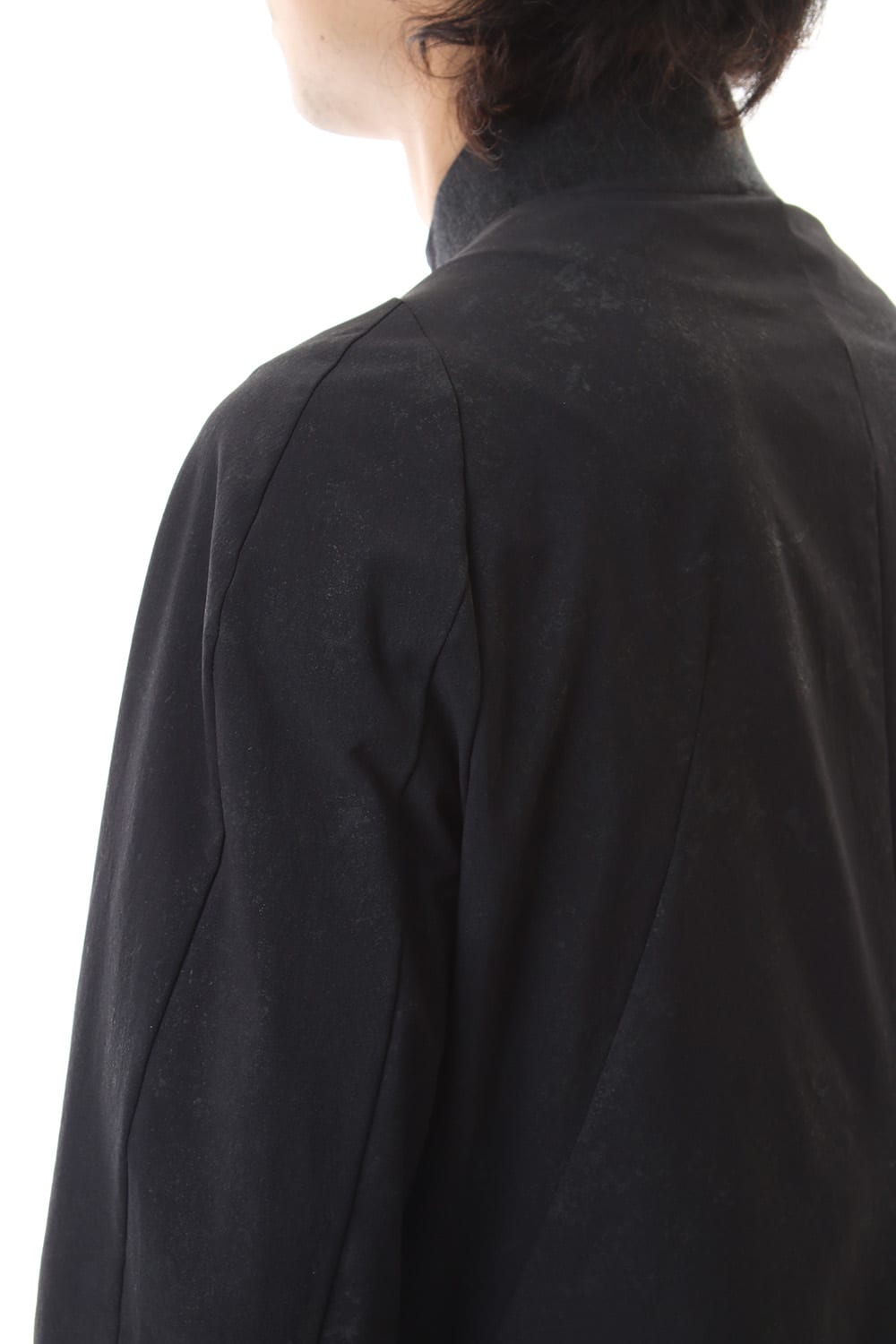 Reflector Coated 4way Stretch Nyon Bomber Shirt Blouson