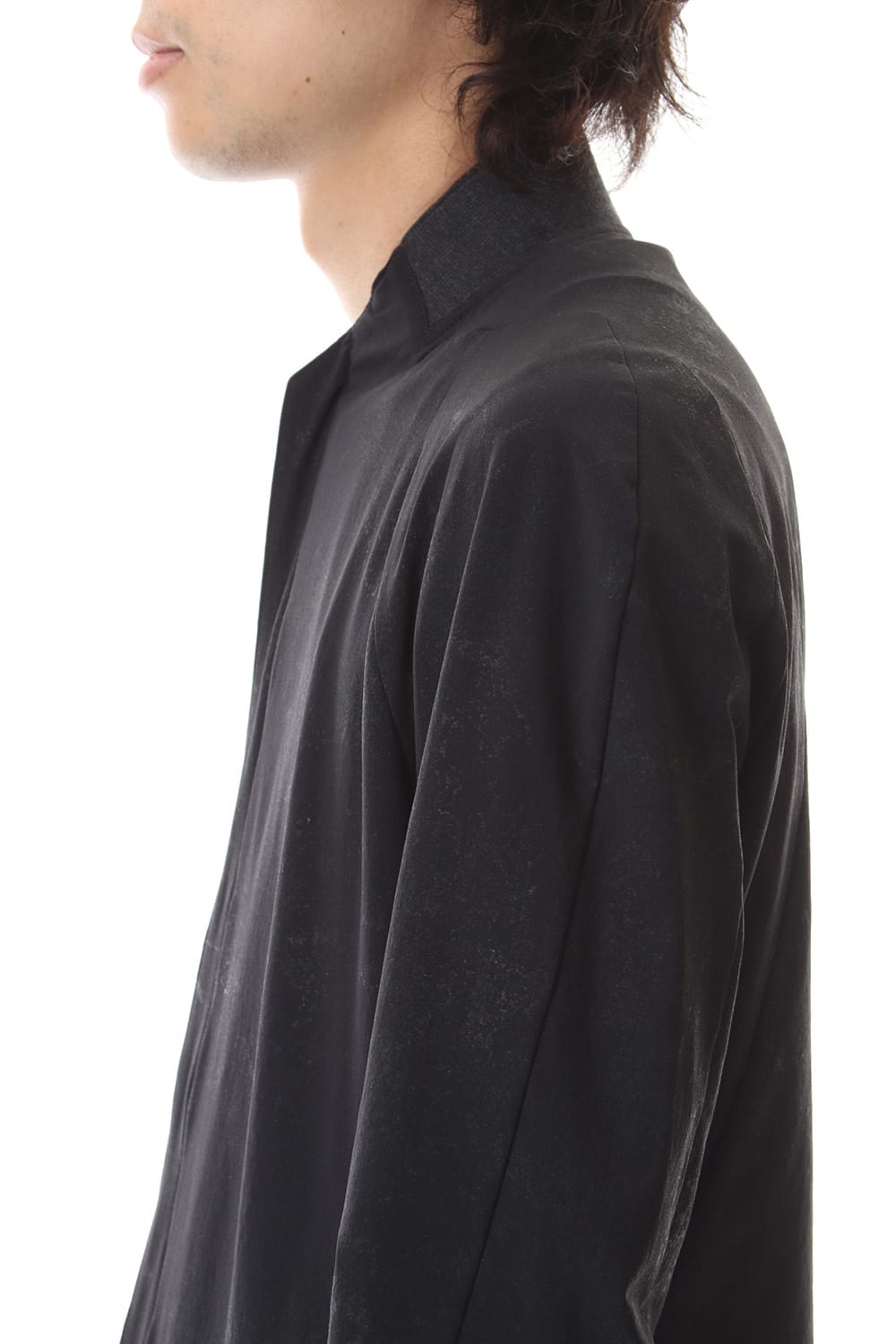 Reflector Coated 4way Stretch Nyon Bomber Shirt Blouson