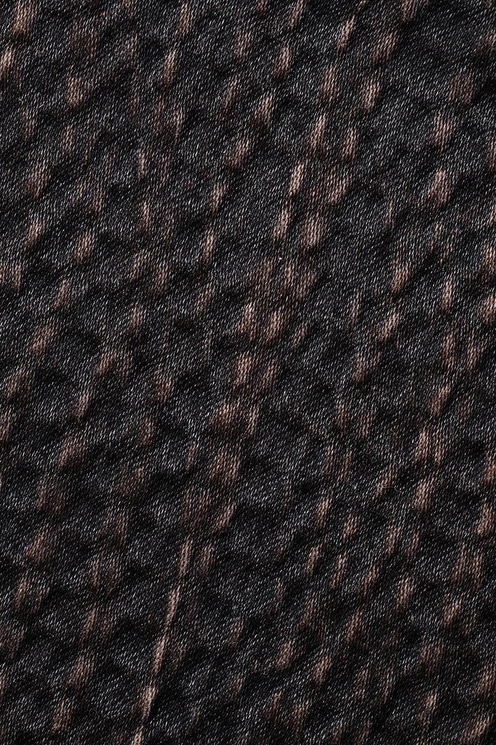 Mud Dyed Silk Band Collar Shirt