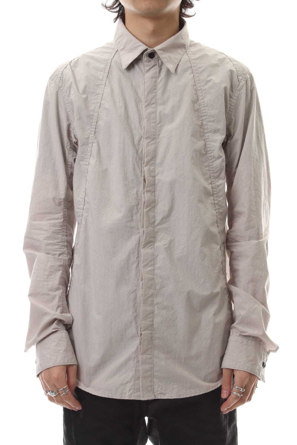 Light Typewriter Buckling Shirt