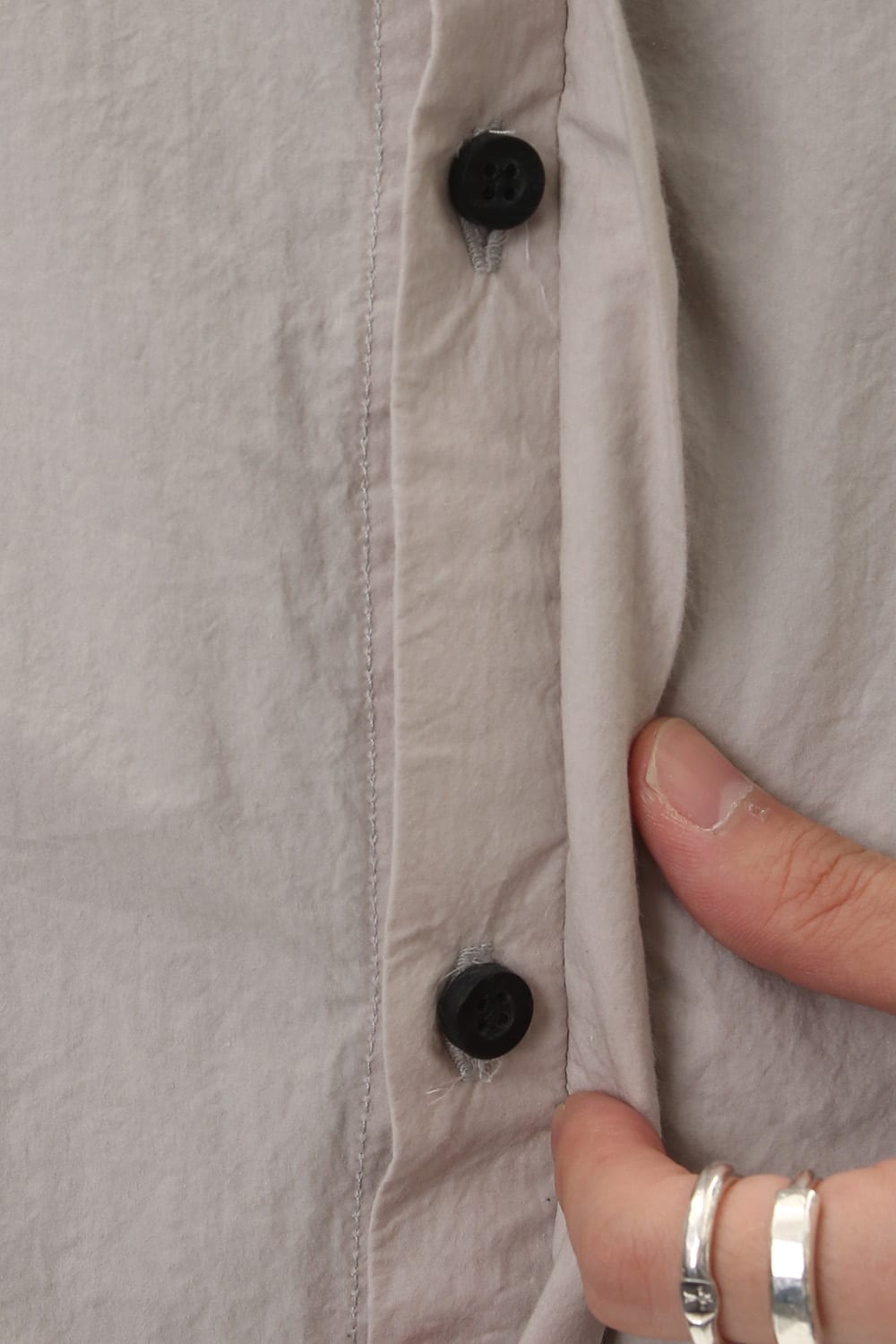 Light Typewriter Buckling Shirt