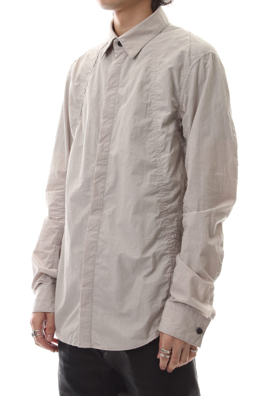 Light Typewriter Buckling Shirt