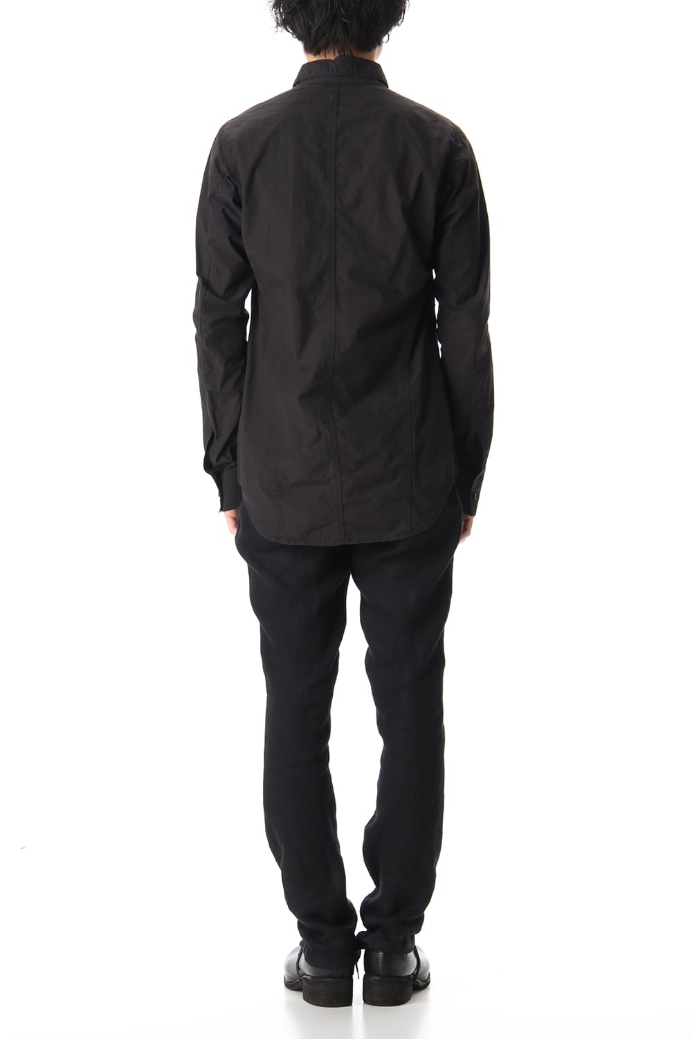 Light Typewriter Buckling Shirt Black