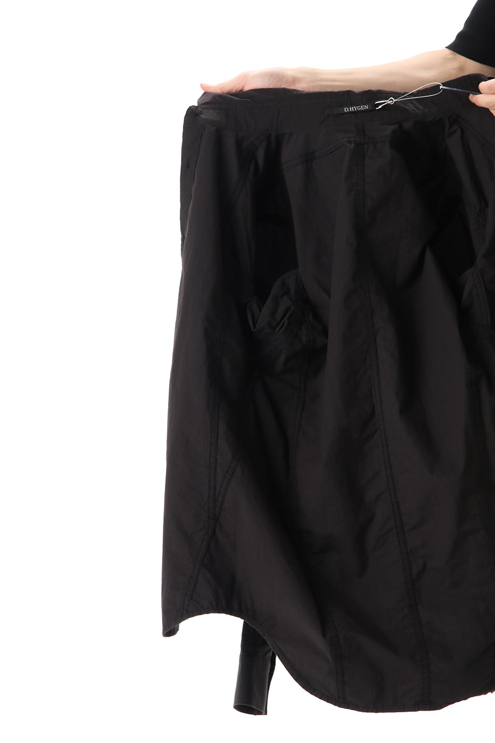 Light Typewriter Buckling Shirt Black