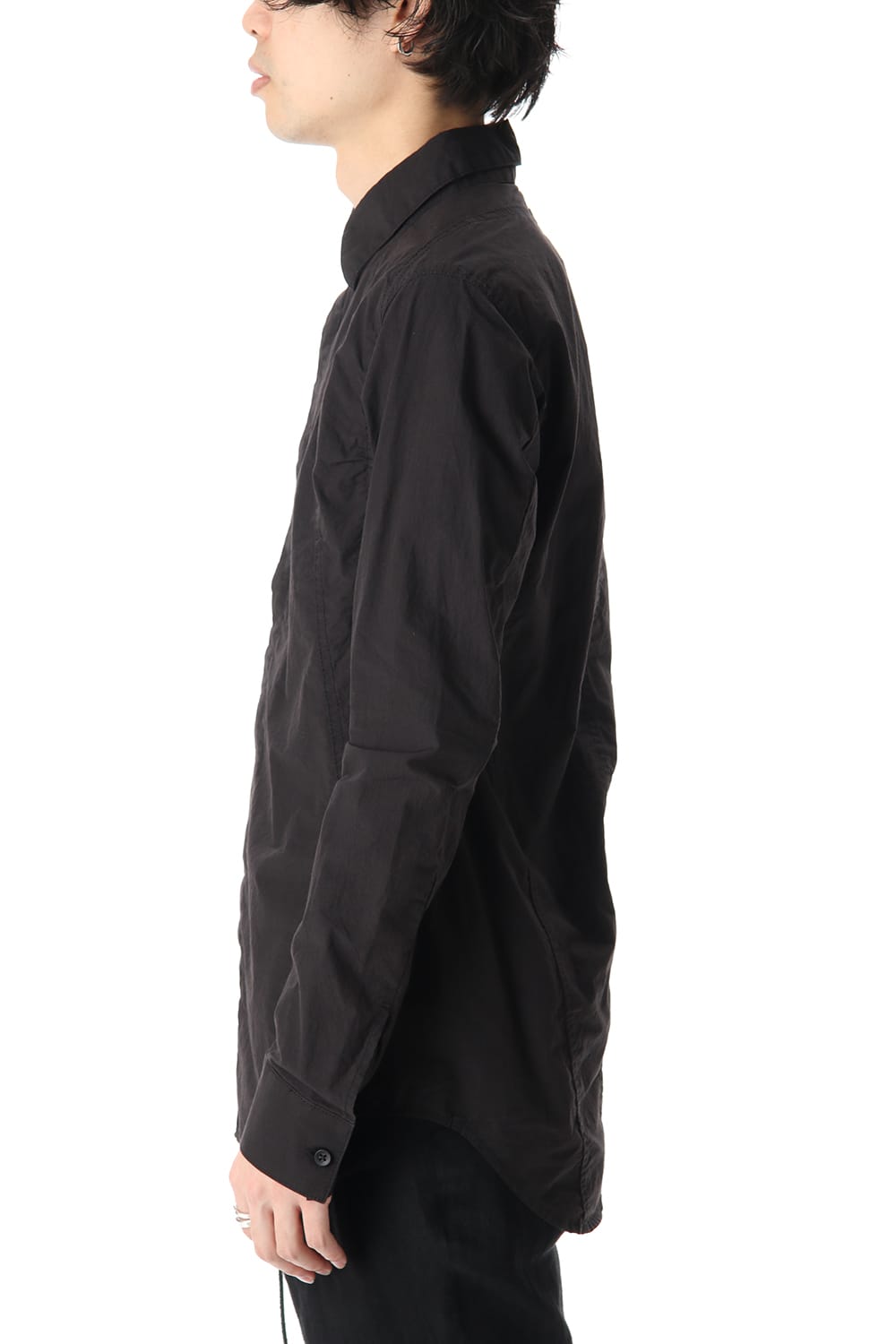 Light Typewriter Buckling Shirt Black