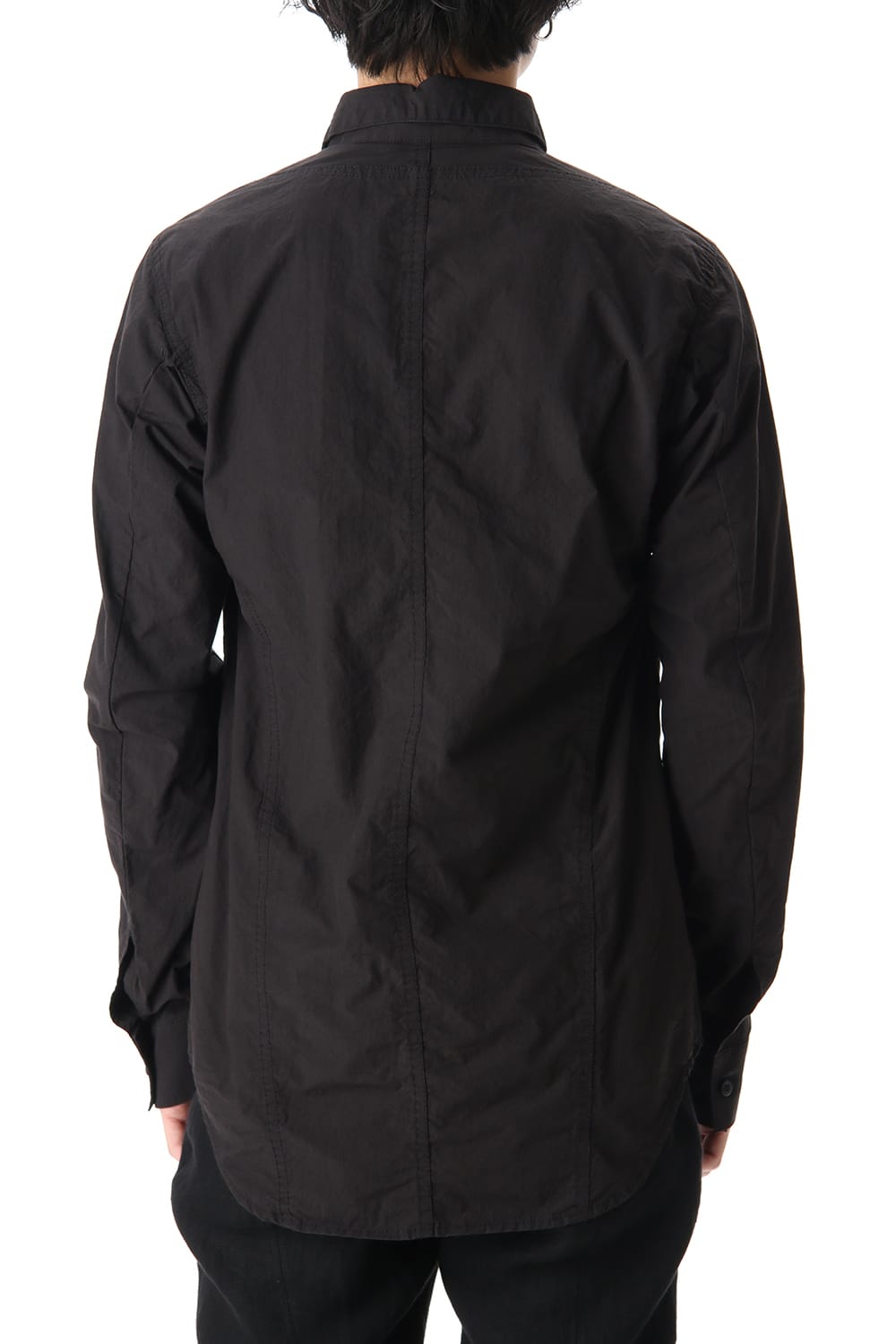 Light Typewriter Buckling Shirt Black