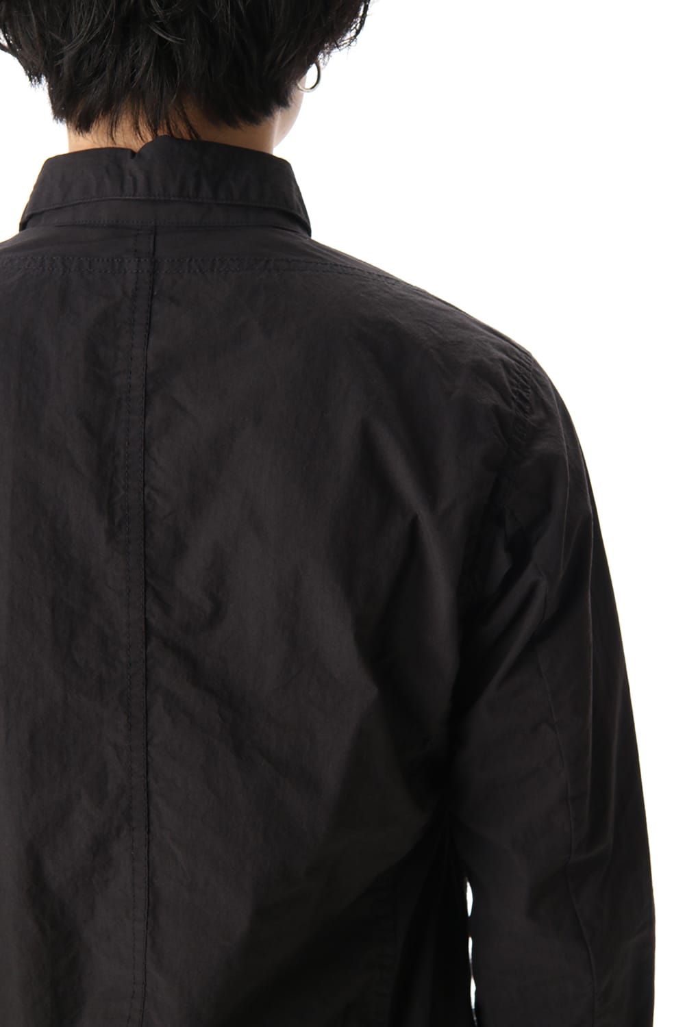 Light Typewriter Buckling Shirt Black