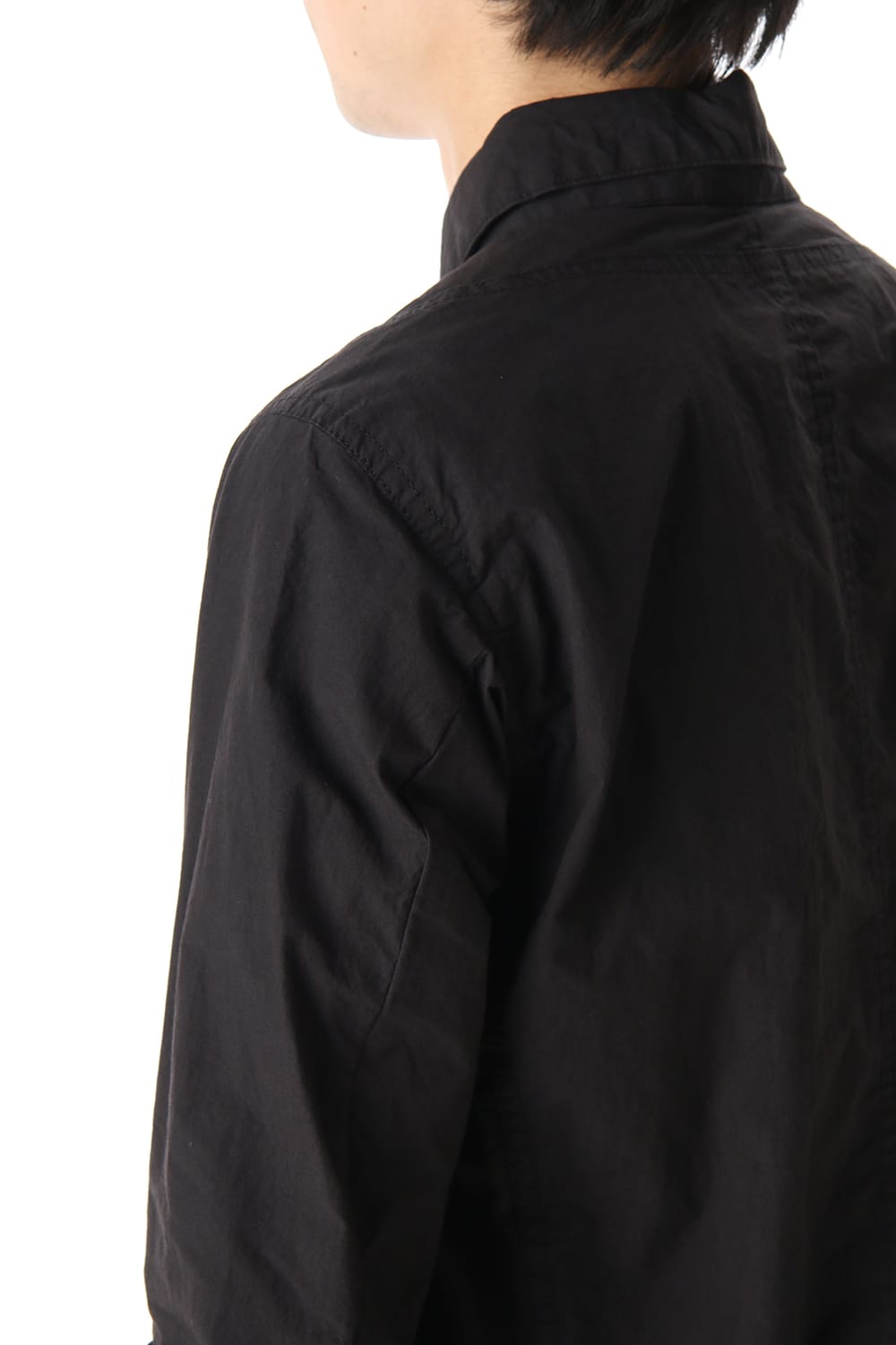 Light Typewriter Buckling Shirt Black