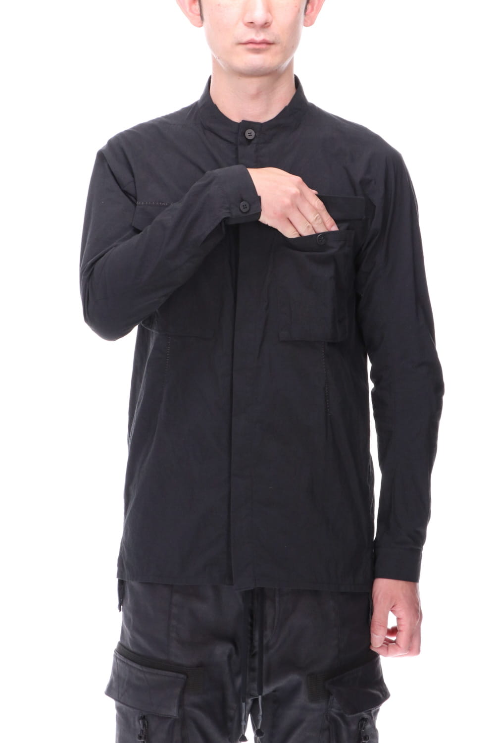 Salt Shrink NC Dump Military Shirt Gray