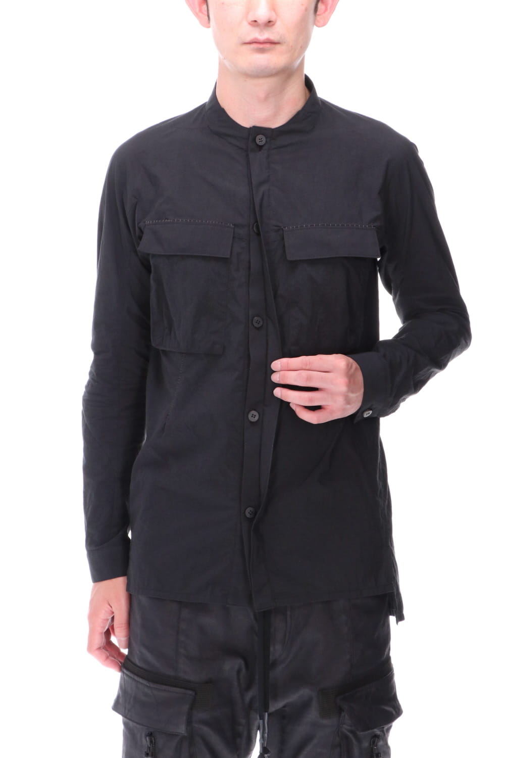 Salt Shrink NC Dump Military Shirt Gray