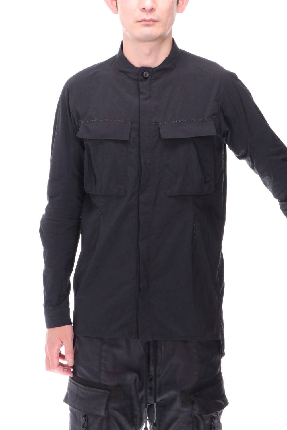 Salt Shrink NC Dump Military Shirt Gray