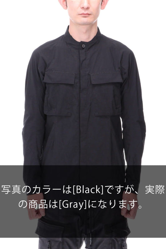 Salt Shrink NC Dump Military Shirt Gray