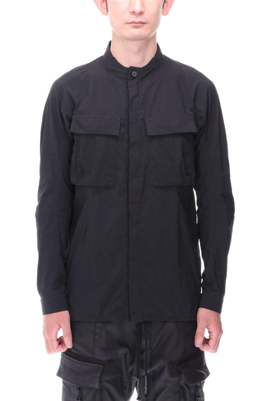 Salt Shrink NC Dump Military Shirt Black