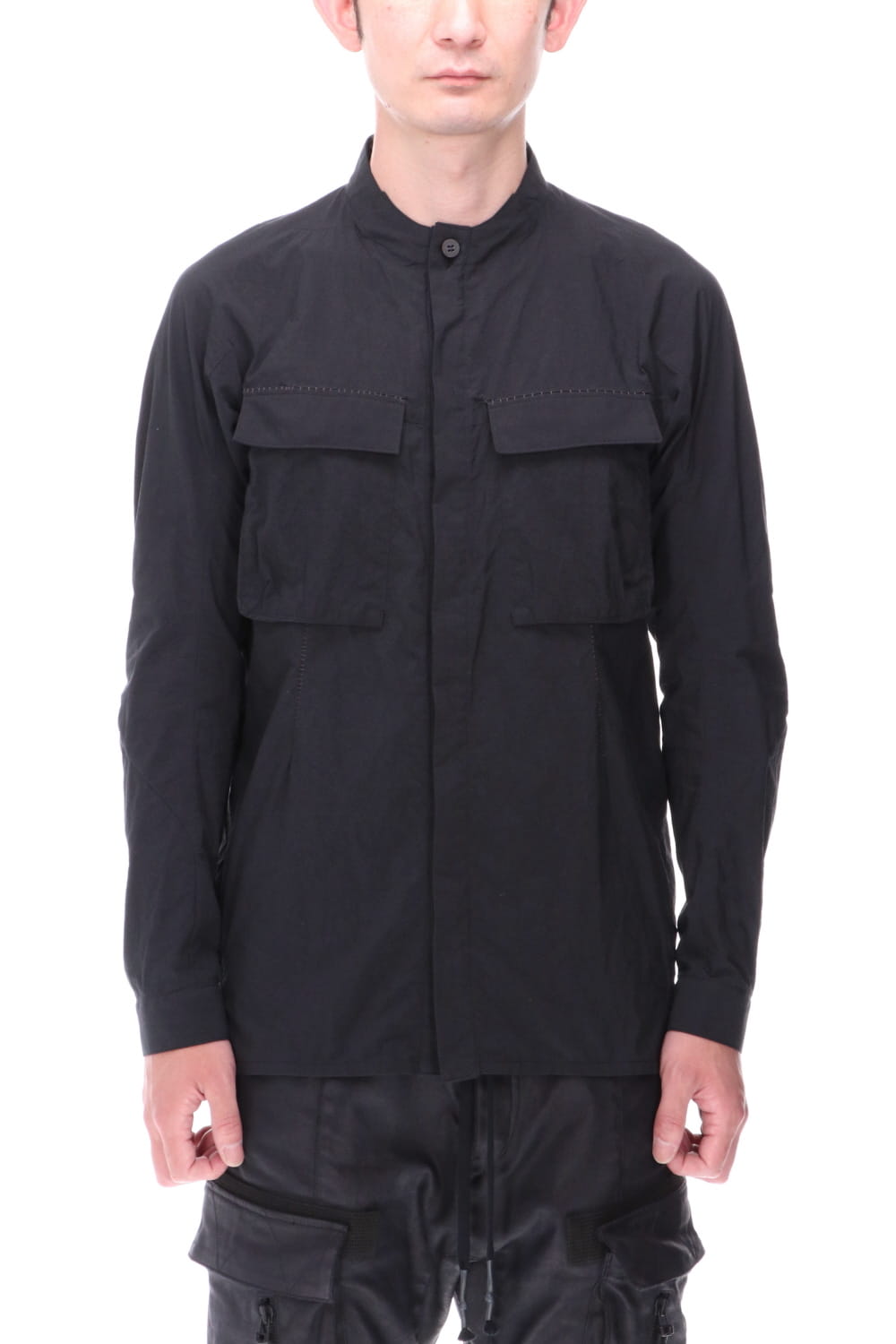 Salt Shrink NC Dump Military Shirt Gray