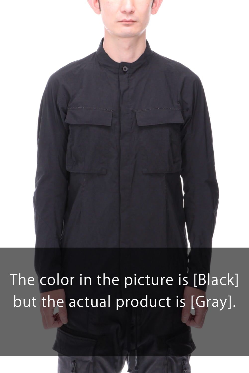 Salt Shrink NC Dump Military Shirt Gray