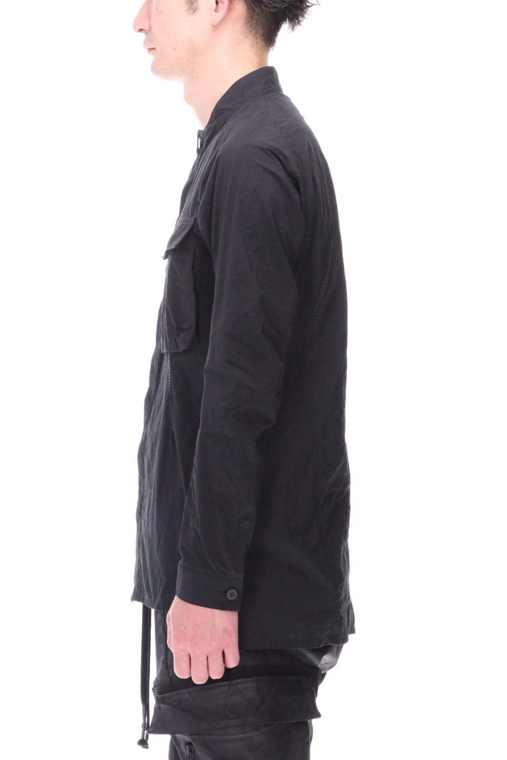 Salt Shrink NC Dump Military Shirt Black